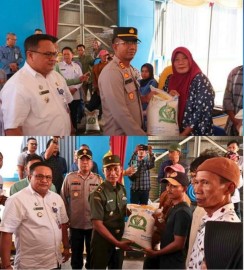 Launching Penyaluran Bantuan Pangan Tahap I kepada 20446 KPM