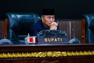 Pj Bupati Muba H Apriyadi Mahmud Dengarkan Laporan Hasil Reses II DPRD Muba