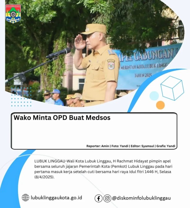 Wali Kota Minta OPD Buat Medsos