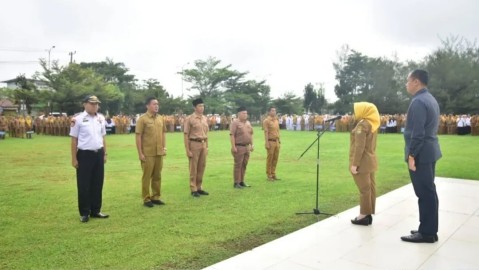 Pimpin Apel Pagi, Ini Perintah Bupati untuk Pegawai Musi Rawas.