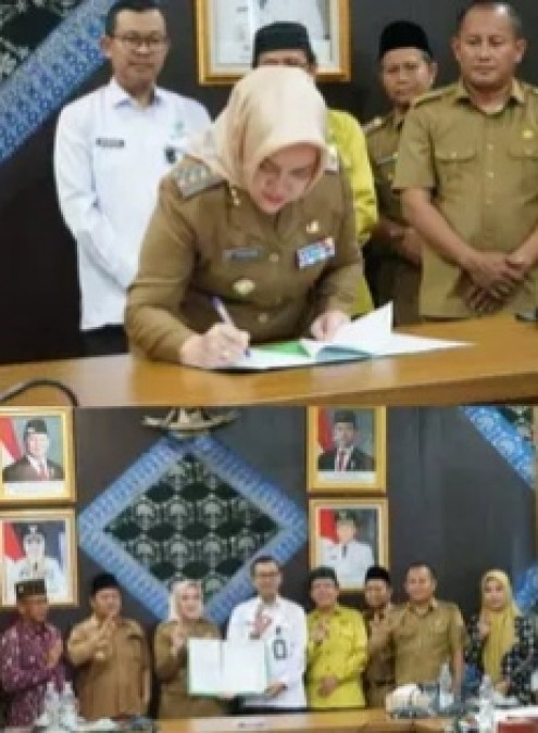 Bupati Musi Rawas Hj. Ratna Machmud membuka Musyawarah Perencanaan Pembangunan Musrenbang Rencana