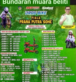 Drack Bike Merebutkan Tropi H.SN.Prana Putra Sohe Open 2025