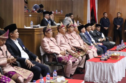 Hadiri Rapat Paripurna Hari Jadi Musi Rawas ke-82, Kapolres Musi Rawas : Siap Bersinergi Menjaga Kamtibmas Demi Kemajuan Daerah