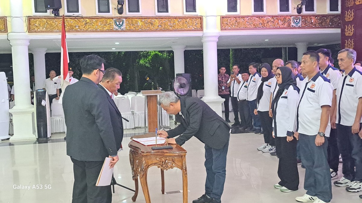 Alindra Pati Gantada Saksikan Pelantikan M. Zen Sukri sebagai Ketua KONI Muara Enim