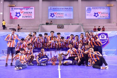 Futsal Mbak Ajeng Putra Wakili Sumsel ke Liga Nusantara Zona Regional Sumatera 2025