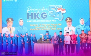 Bupati Musi Rawas Hadiri Pembukaan HKG PKK ke-54 di Palembang, Perkuat Sinergi Program Kesejahteraan Keluarga