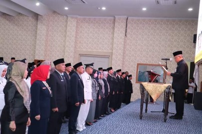 Wakil Wali Kota Lantik 106 Pejabat Baru di Pemkot Lubuklinggau