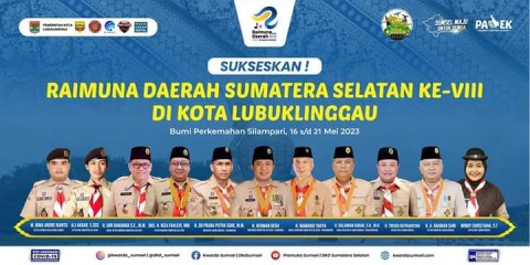 Selamat & Sukses Terselenggaranya Raimuna Daerah Gerakan Pramuka VIII di Kota Lubuklinggau Tahun 2023