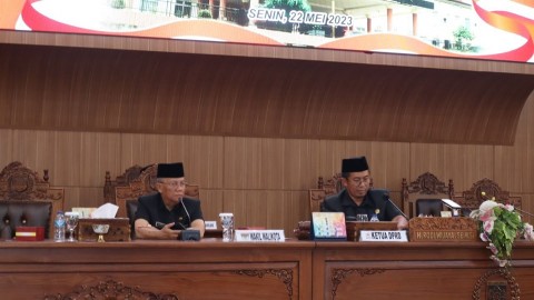 DPRD Sampaikan Pandangan Terhadap Raperda LPJ APBD Pemkot Lubuklinggau Tahun 2022
