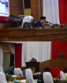 Bupati Sampaikan Jawaban Eksekutif Dalam Paripurna DPRD Kabupaten Musi Rawas