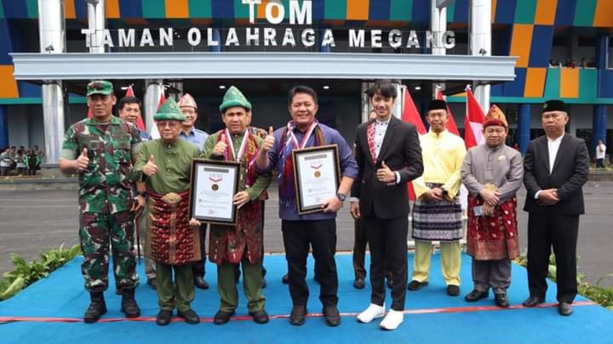 TOM Diresmikan Gubernur, Kota Lubuklinggau Pecahkan Rekor MURI