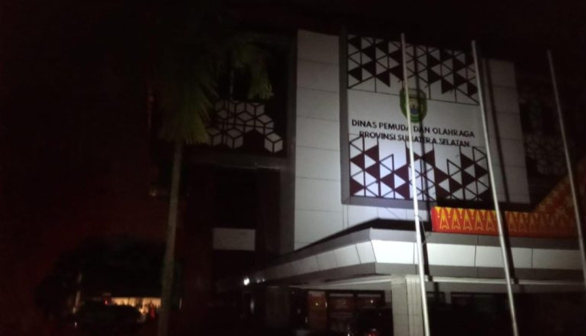 Kantor Dispora Sumsel Terbakar Hanguskan Satu Ruang Kerja Kepala Bidang