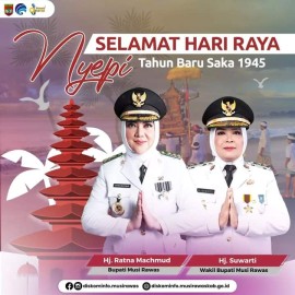 Pemerintah Kabupaten Musi Rawas Mengucapkan Selamat Hari Raya Nyepi Tahun Baru Saka 1945