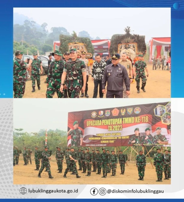 Pj Wako Hadiri Penutupan TMMD Reguler Ke 118 Kodim 0406 Lubuklinggau