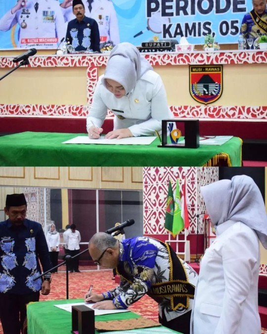 Bupati Musi Rawas Hadiri Pelantikan Bunda/Bapak Literasi Desa dan Kelurahan se-Kabupaten Musi Rawas