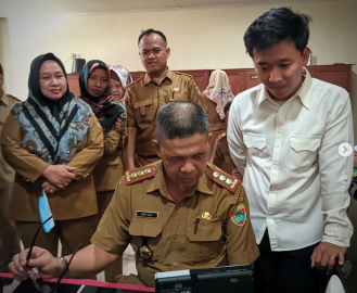 Perekaman Ulang Wajah (Face Print) di Sekretariat DPRD Musi Rawas oleh Tim BKPSDM