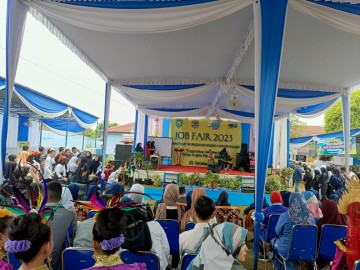 Bertekad Tekan Angka Pengangguran, SMKN 2 Lubuklinggau Gelar Job Fair 2023