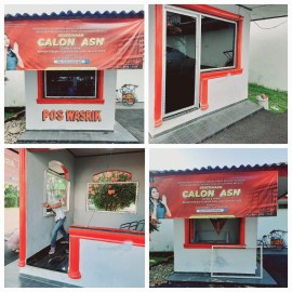 Semarak Bulan Pahlawan, Lapas Kelas IIA Lubuklinggau Renovasi Pos Wasrik